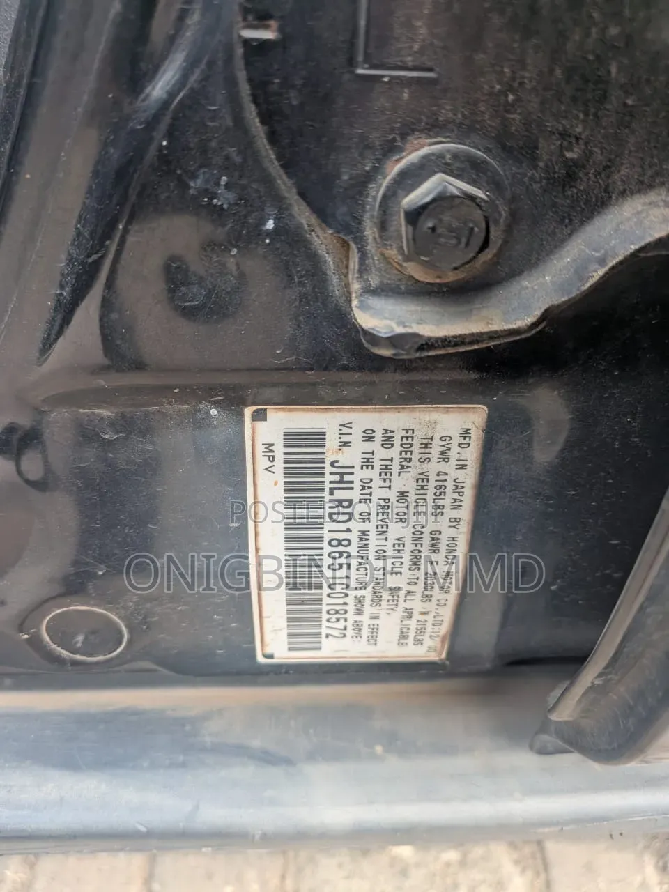 Honda CR-V 1999 Black