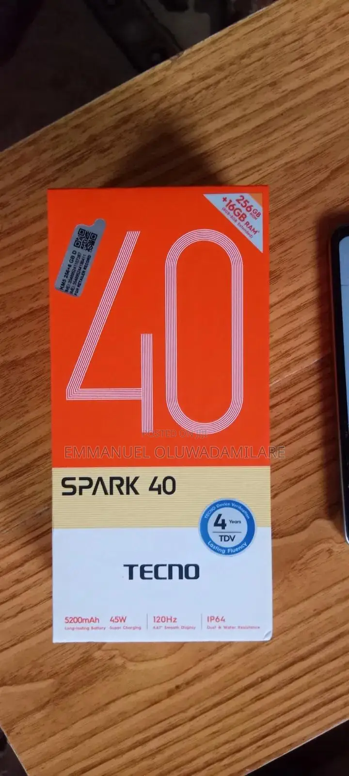 Tecno Spark 40 256 GB Gray