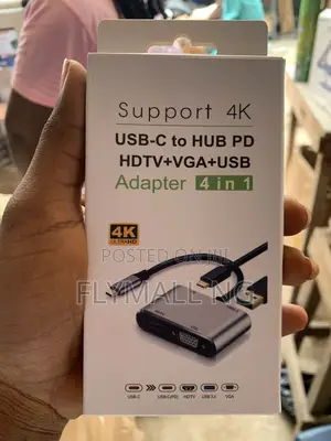 4-in-1 USB-C Hub Adapter