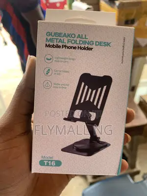Gubeako T16 All-Metal Folding Desk Mobile Phone Holder