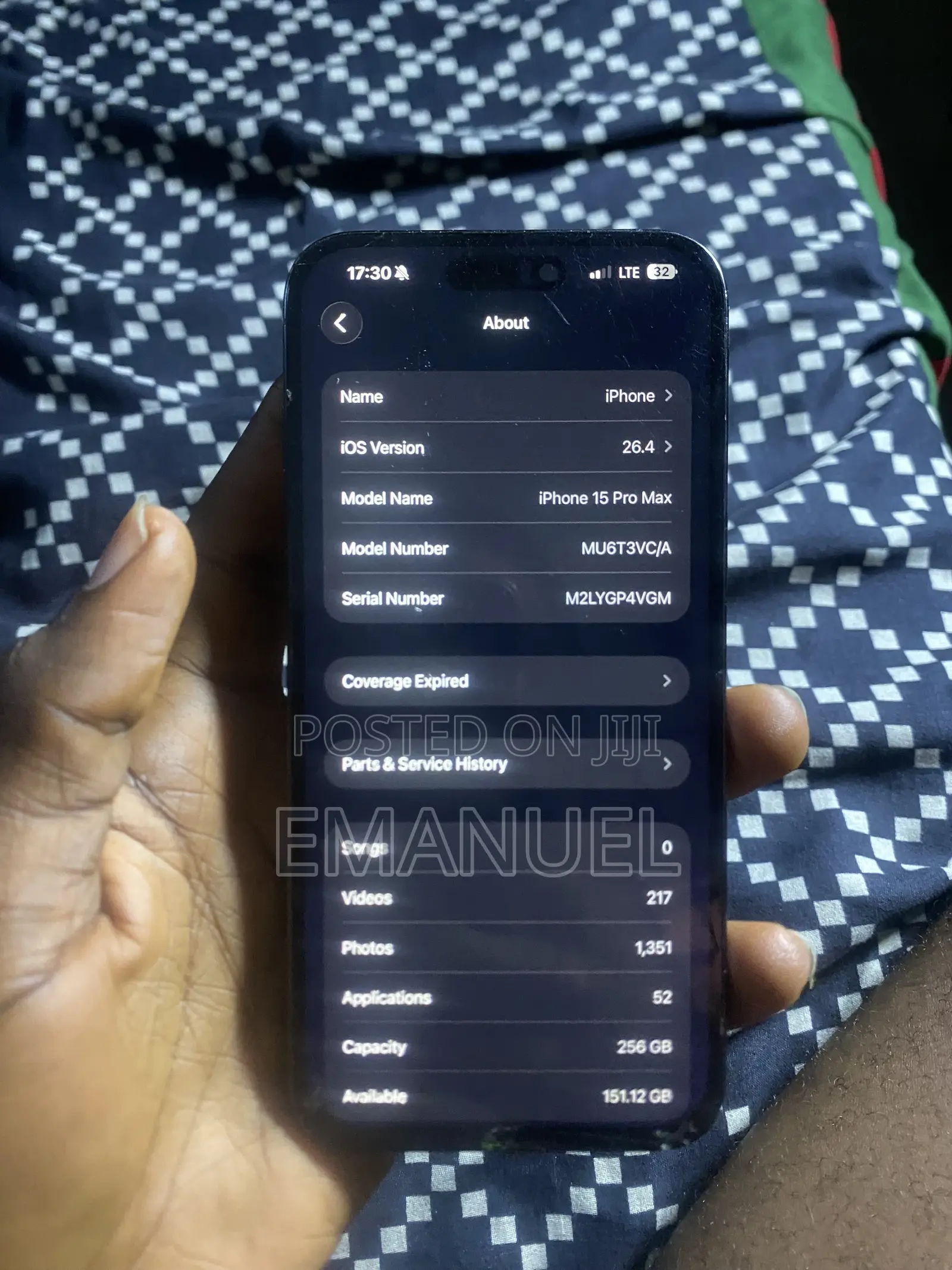 Apple iPhone 15 Pro Max 256 GB Blue
