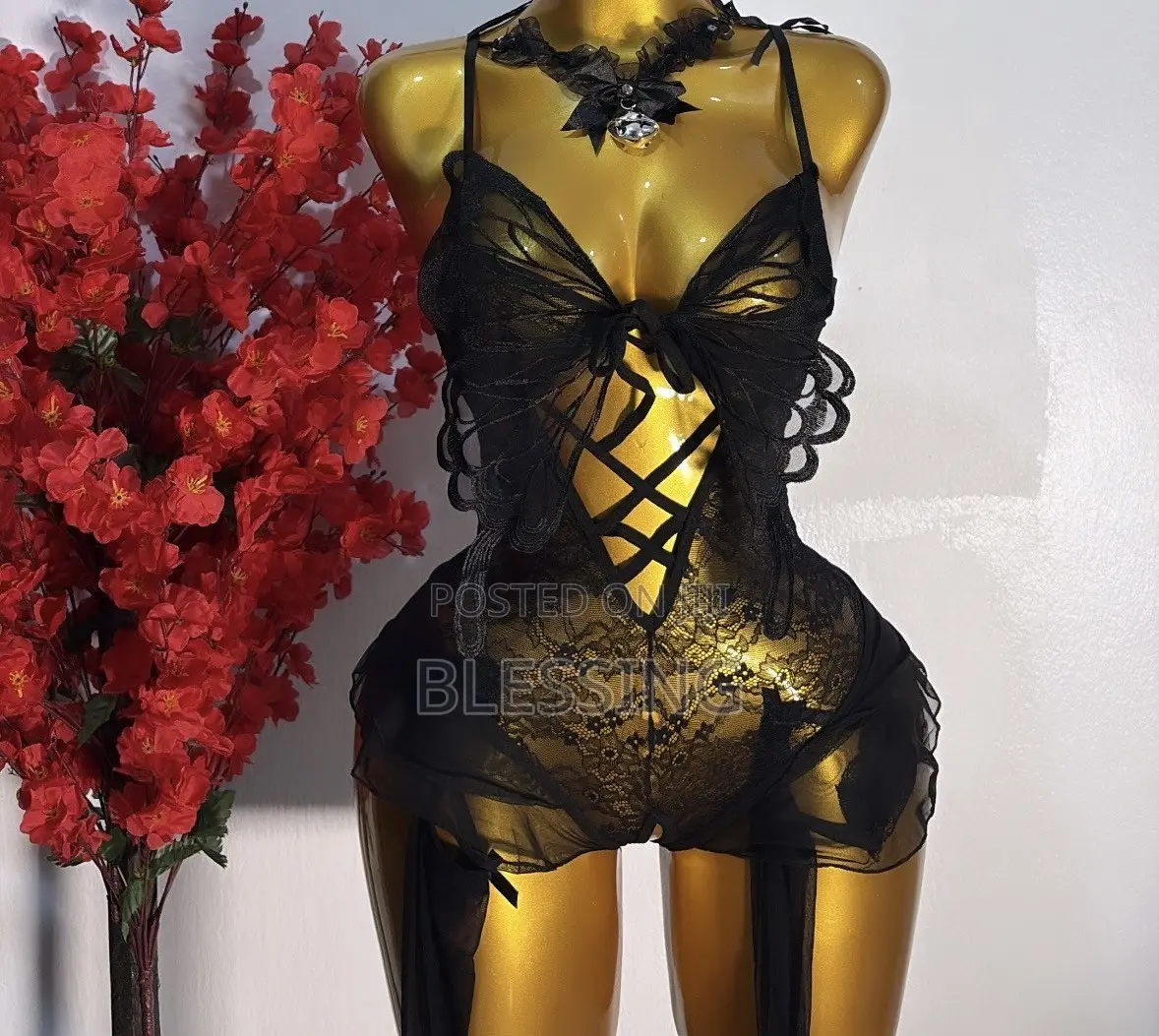 Black Character Lingerie