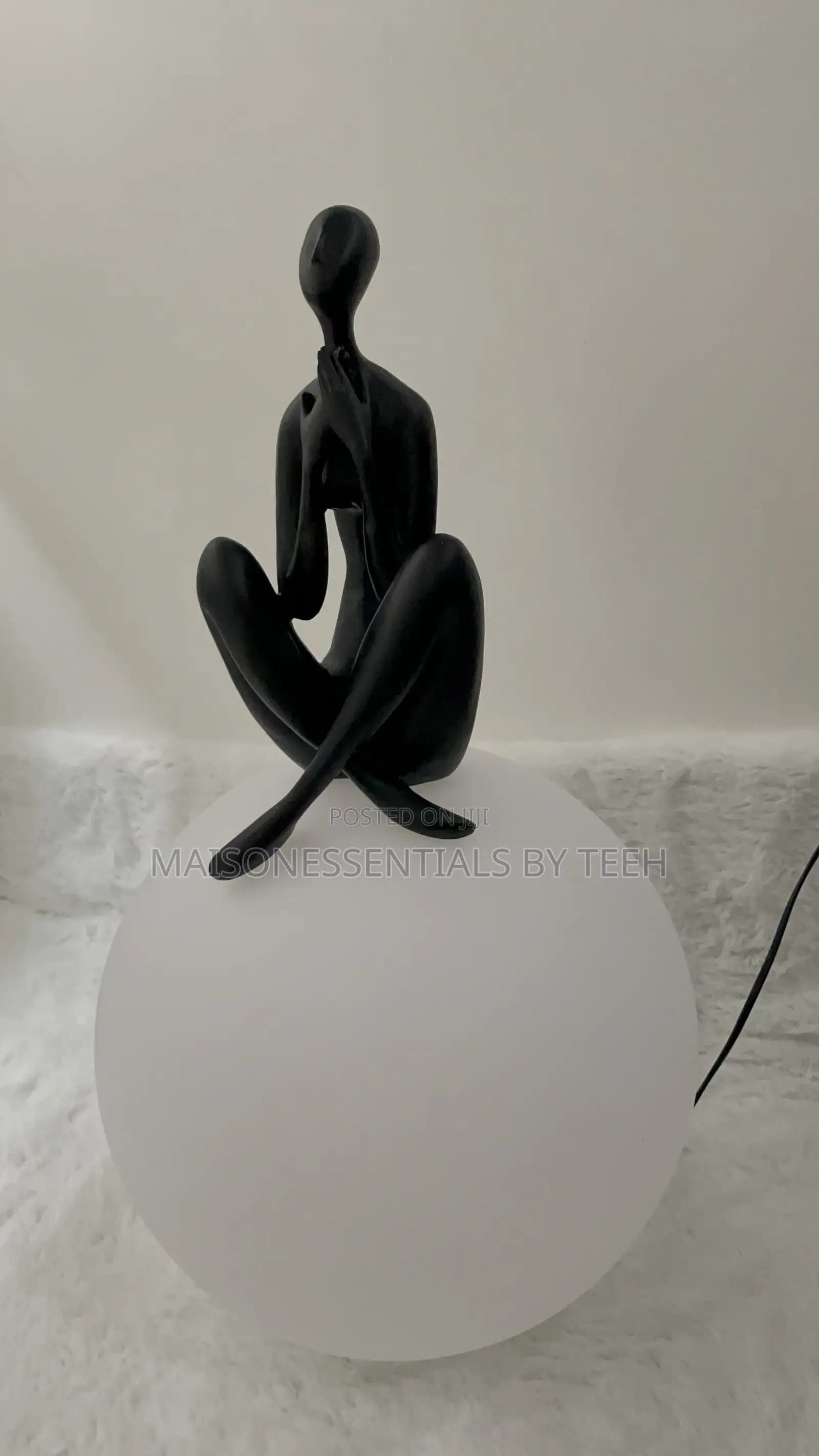 Humanoid Sculpture Table Lamp