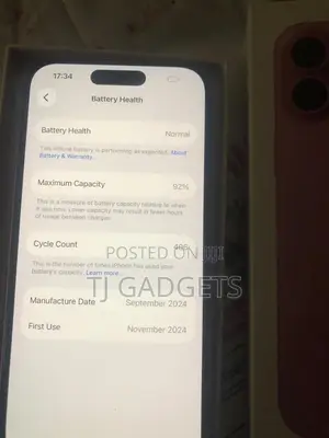 New Apple iPhone 16 256 GB Pink