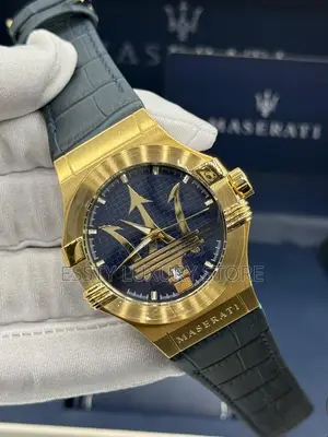 High Quality Luxury Maserati Genuine Leather Wristwatch