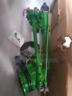 Shows a Green 50 Turbine Rain Gun Sprinkler, a High-Pressure Rotary