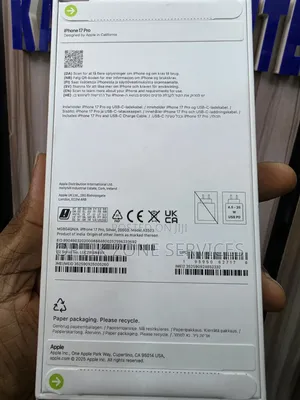 New Apple iPhone 17 Pro 256 GB Silver