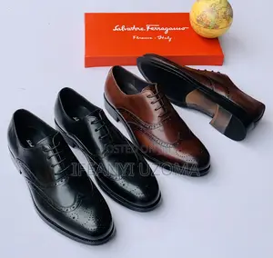 Classic Ferragamo Lace Up Italian Shoe