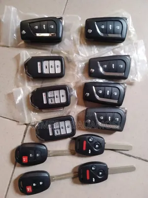 Collection of Vehicle Keys Attached to Honda, Toyota e.t.c.