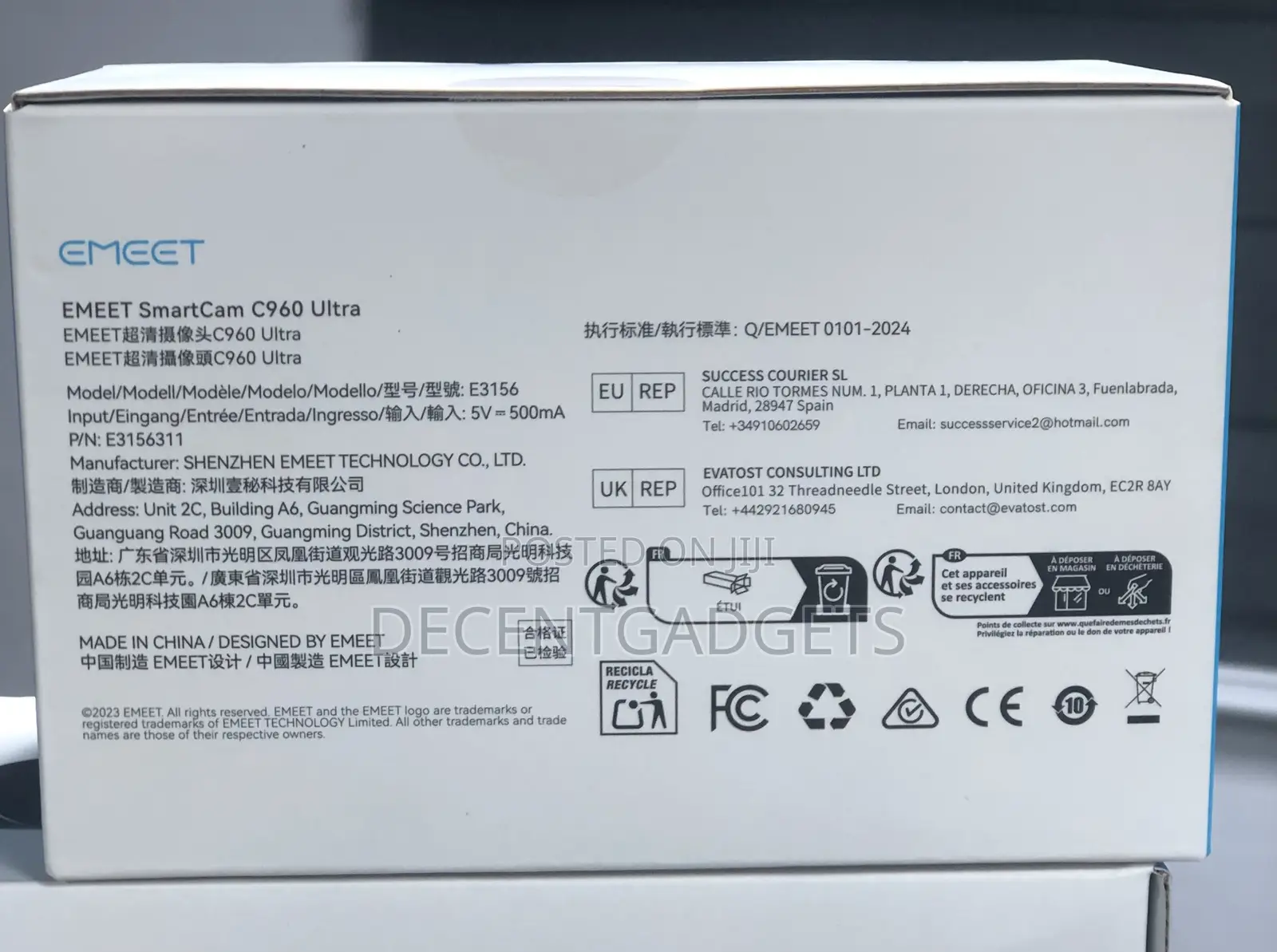 Emeet USB Webcam