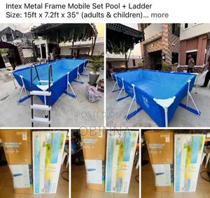Intex Collapsible Swimming Pool Size 15ft X 7ft X 33 Inches