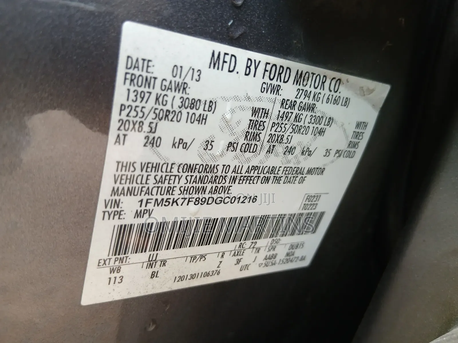 Ford Explorer 2013 Gray
