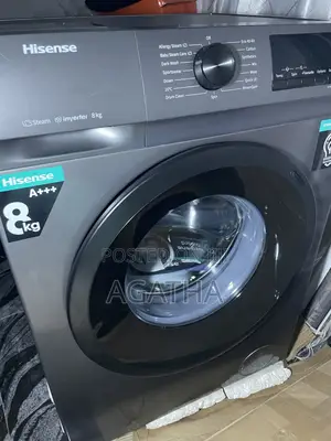 Hisense Inverter Washing Machine – Silver, Like New