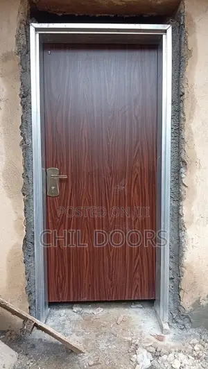 Brown Veneer Israeli Security Door