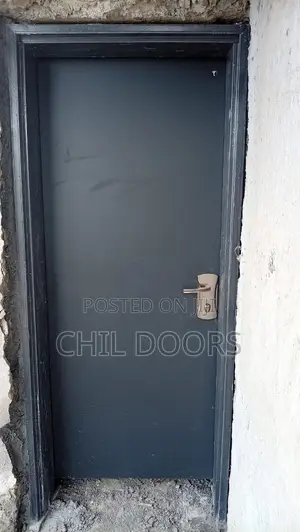 Dark Gray Israeli Security Door