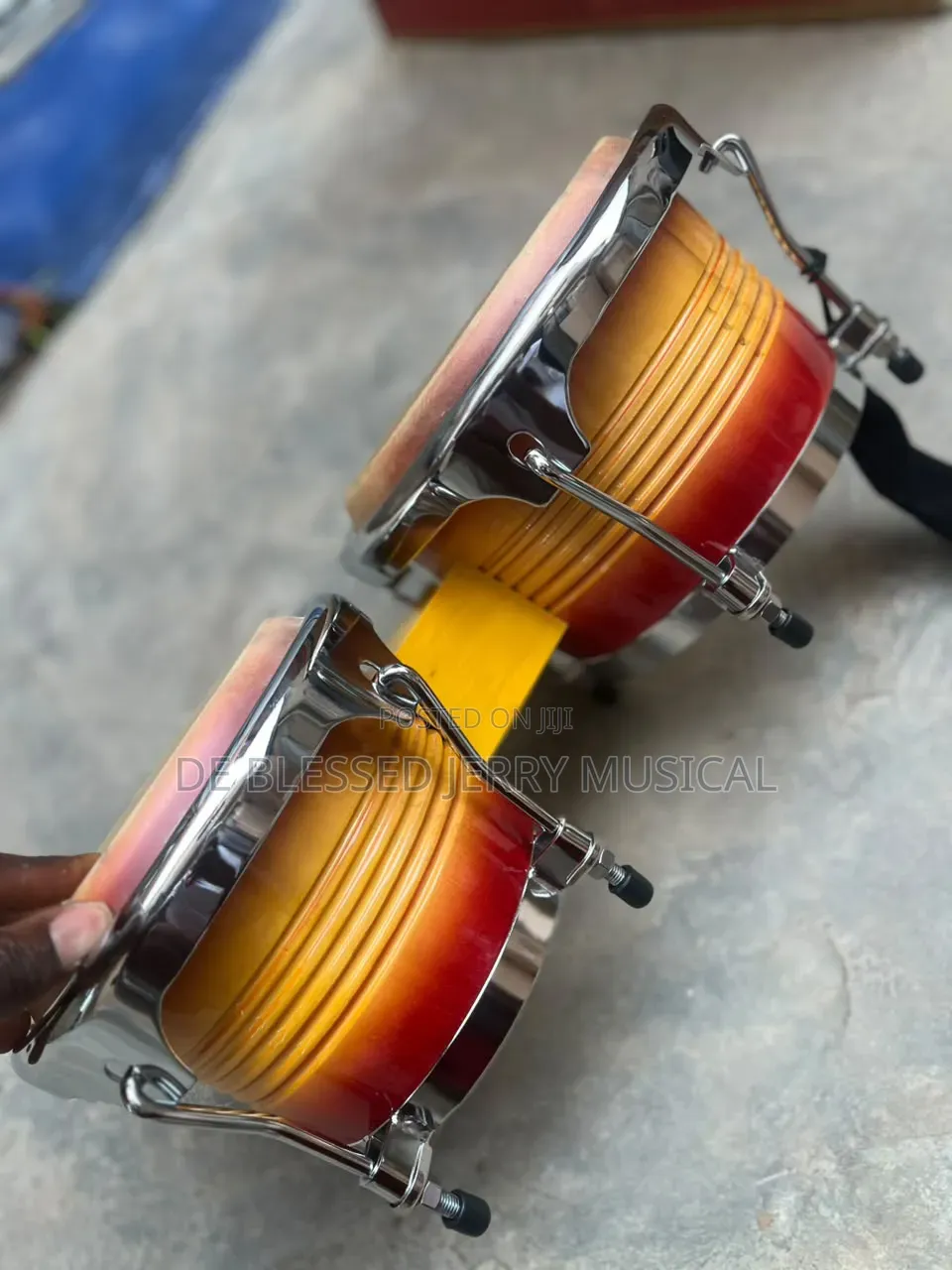 Bongo Drum Set With Stand