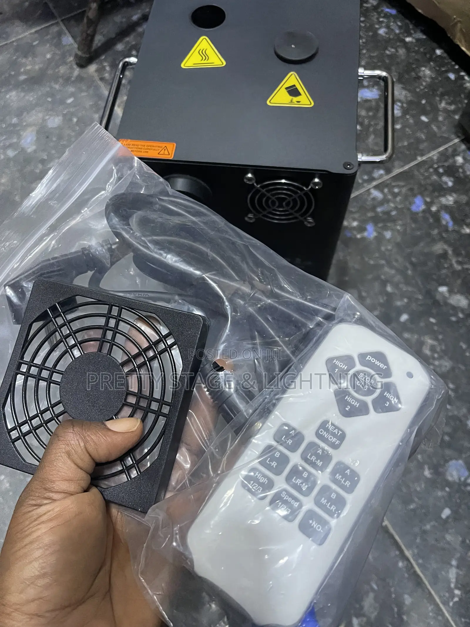 750w Sparkling Machine and the Powder Stage Light