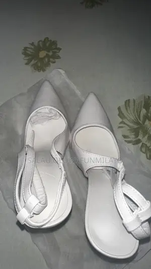 Horse Oil White Heels