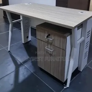 Unique Portable Office Table With Two Step Side Drawers.