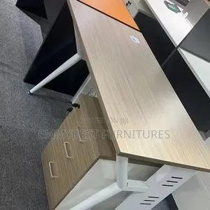 Unique Portable Office Table With Two Step Side Drawers.