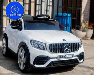 White Mercedes-Benz GLE With TV Screen for Kids Age 1-6