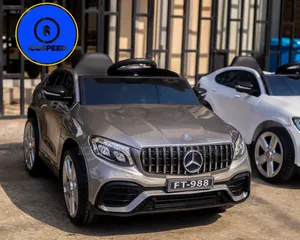 Grey Mercedes-Benz GLE With TV Screen for Kids Age 1-6