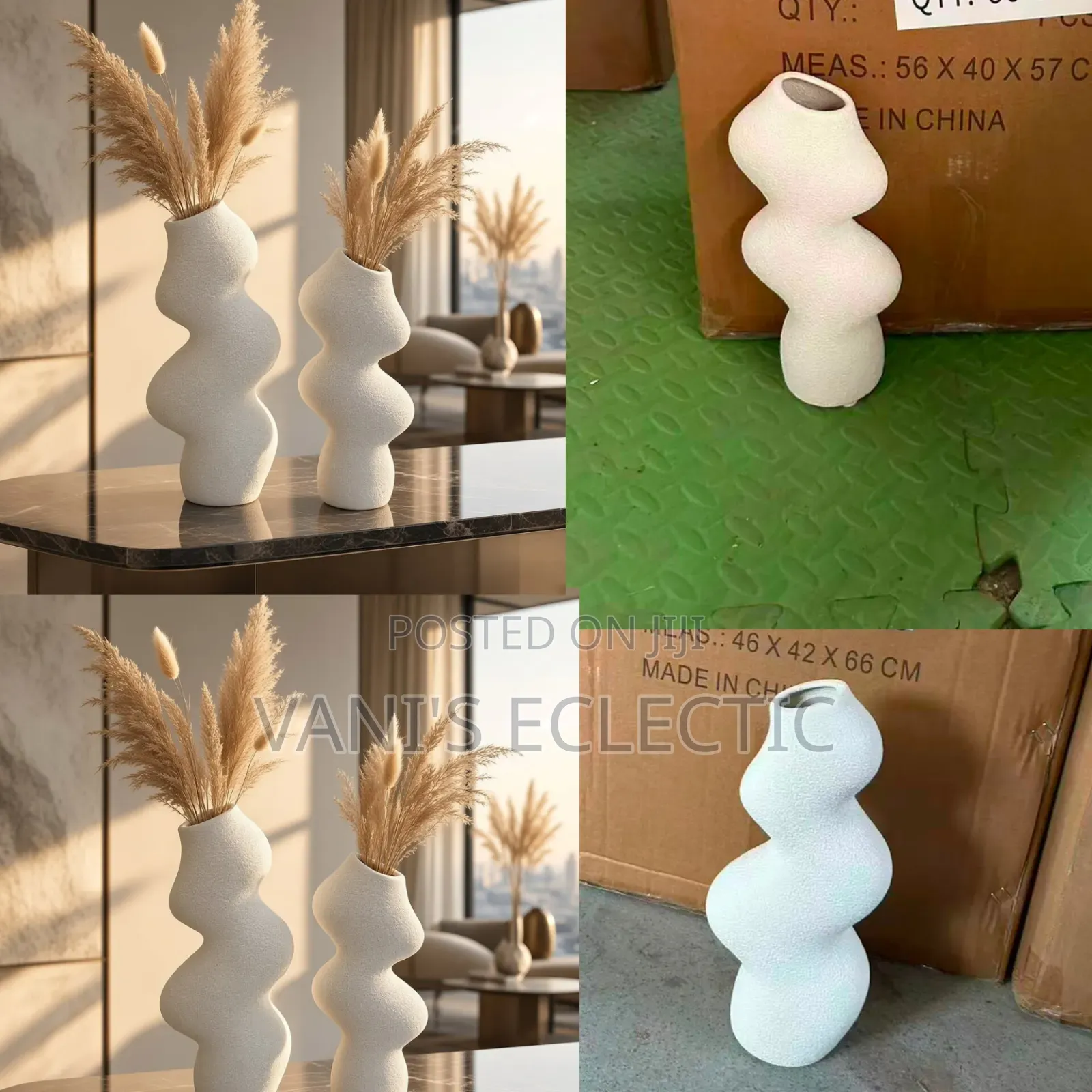 Aesthetic Matte Ceramic Vases Decor