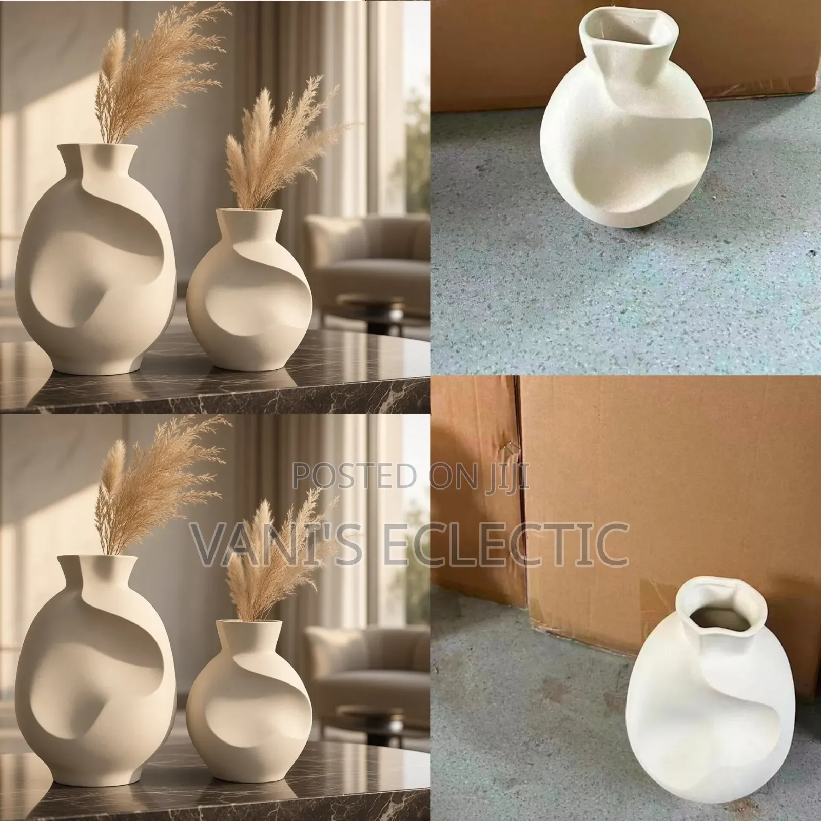 Aesthetic Matte Ceramic Vases Decor