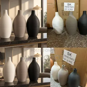 Aesthetic Matte Ceramic Vases Decor