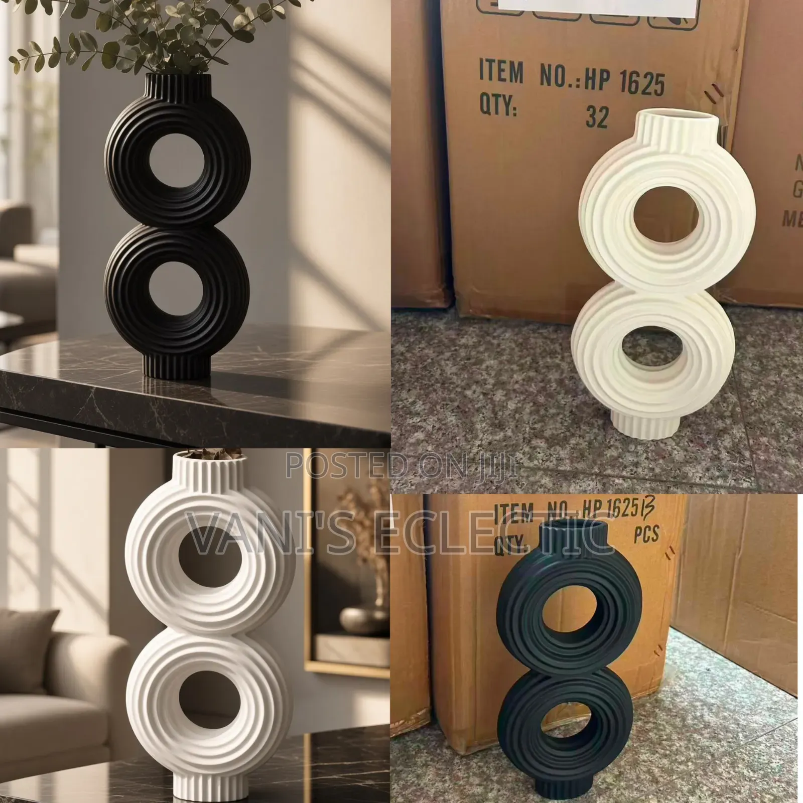 Aesthetic Matte Ceramic Vases Decor