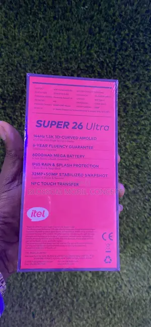 New Itel Super 26 Ultra 128 GB Blue