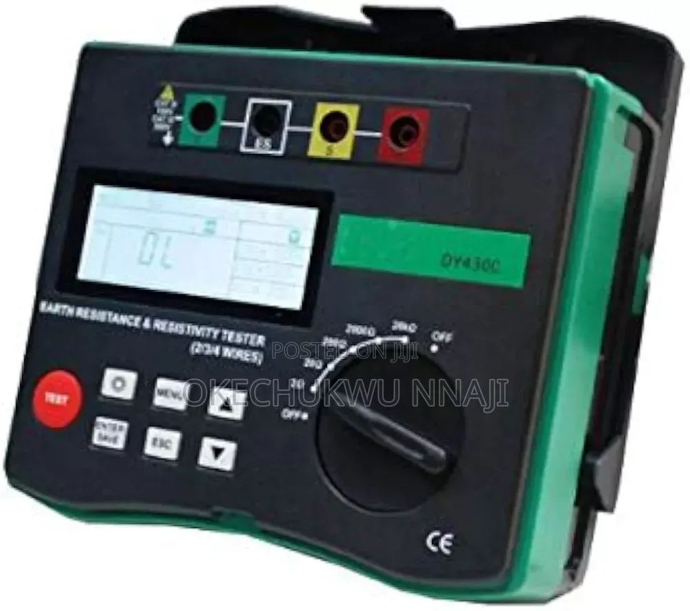 Digital Earth Ground Megger + Soil Resistivity Component 0~20.99kΩ