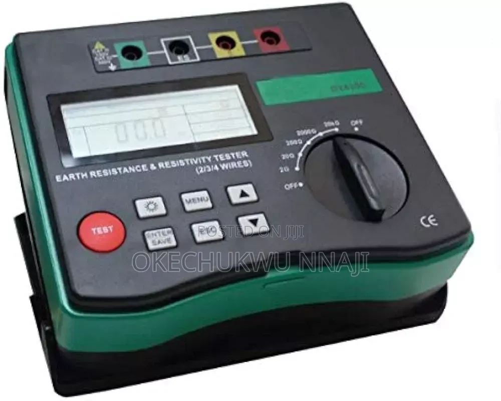 Digital Earth Ground Megger + Soil Resistivity Component 0~20.99kΩ