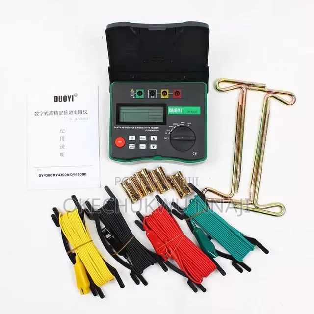 Digital Earth Ground Megger + Soil Resistivity Component 0~20.99kΩ