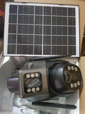 The Item Is a V380 Pro Dual-Lens 4G Solar PTZ Security Camera,