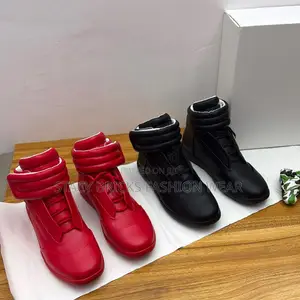 New Mm Hightop Sneakers ; Now Available “Red, Black”*
