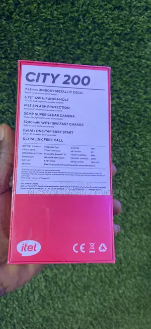 New Itel City 100 128 GB Blue