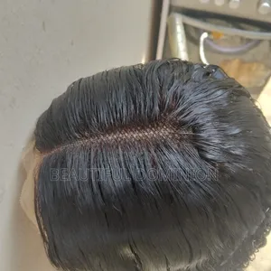 100% Human Hair 8inches Bob Wig