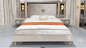 Luxury Bed Frame and Mirror Stand