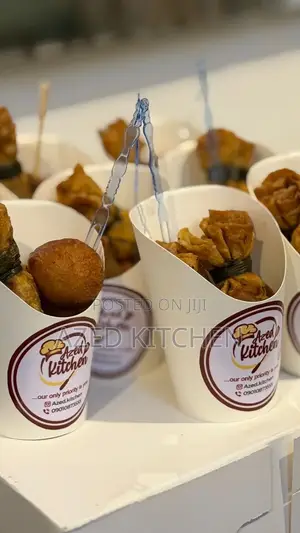 Small Chops Event Pouches – Samosa, Spring Rolls, Protein Puff Puff