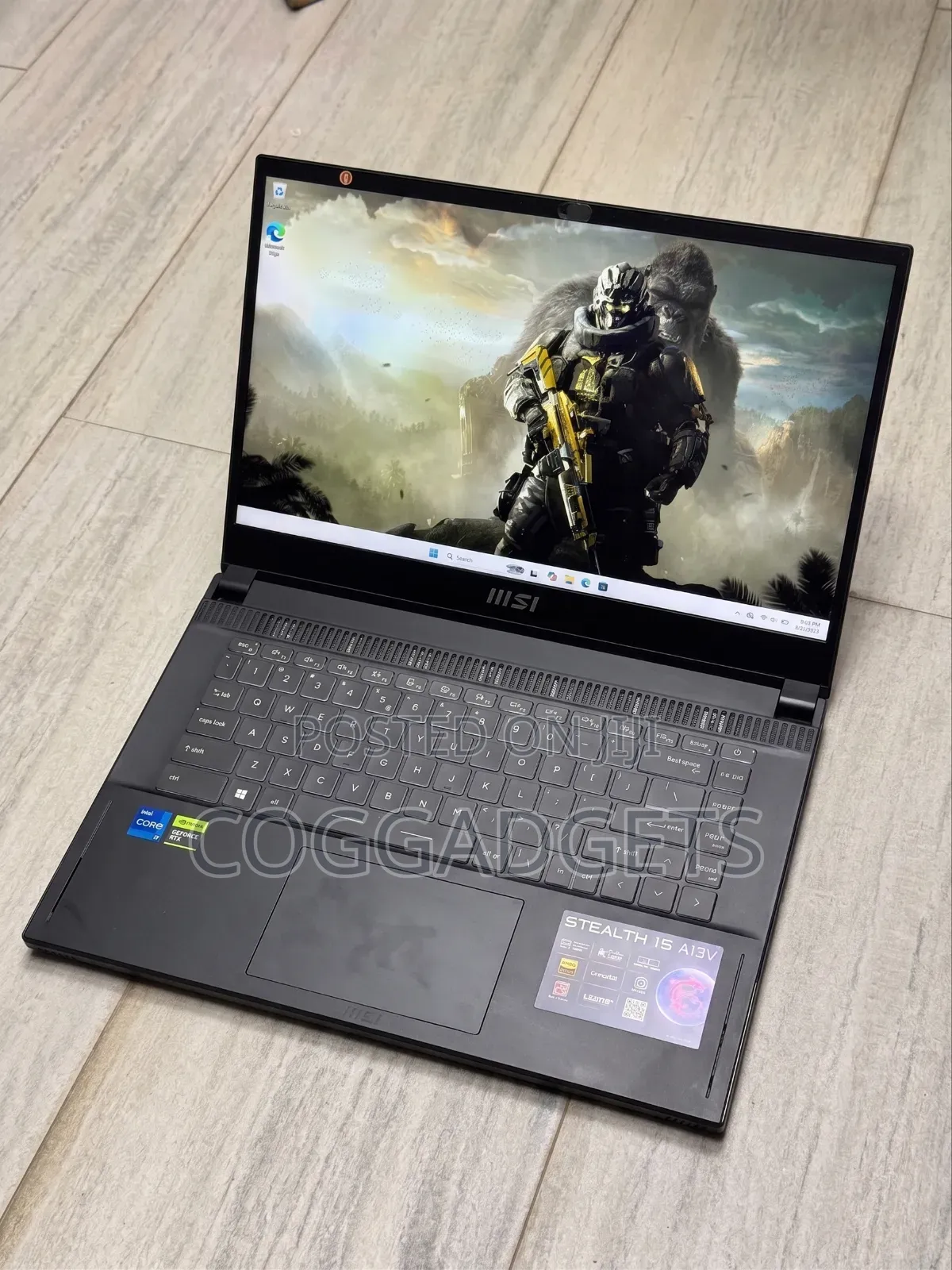 New Laptop MSI 16GB Intel Core i7 SSD 1T
