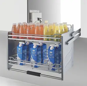 Pull-Down Elevator 2-Tier Spice Rack
