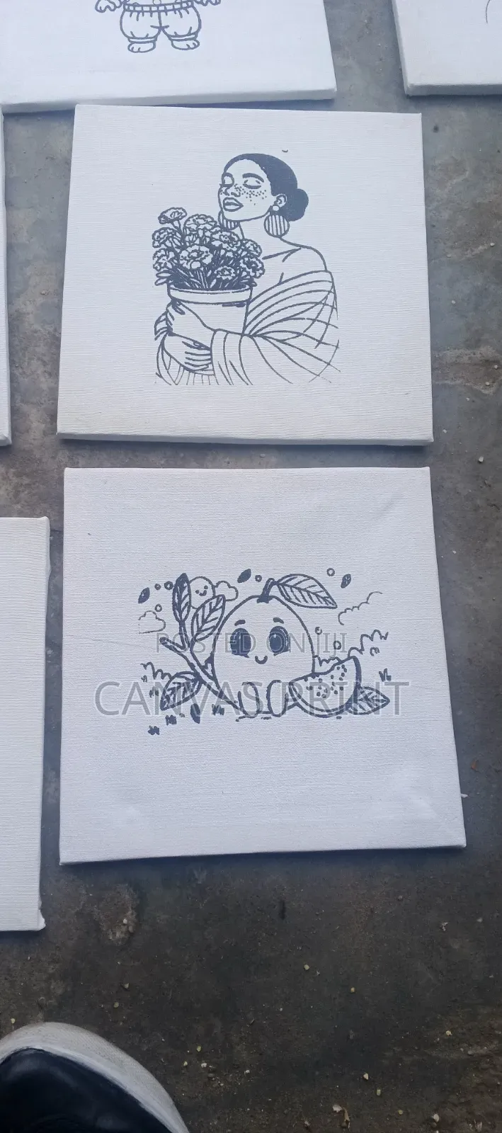 Pre Drawn Stretch Canvas