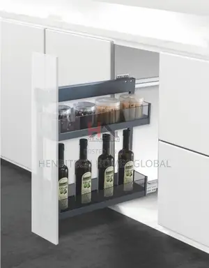 Built in 2 Tier Magic Corner Spice Rack
