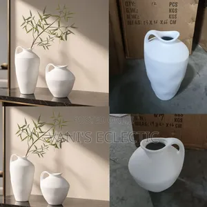 Premium Ceramic Tabletop Vases - Contemporary Decor