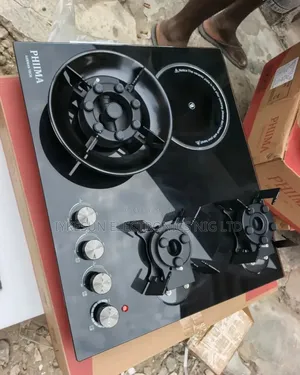 Original PHIIMA Built-in 3+1 Flips Up Gas Electric Cooker HOB 60CM.
