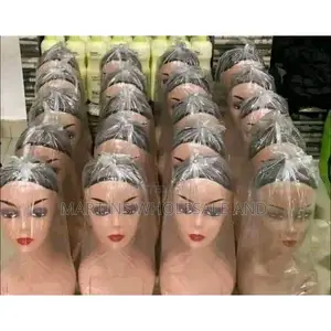 Long-Neck Wig Display Mannequin Heads