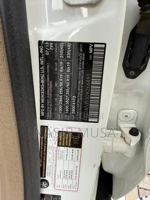 Mercedes-Benz M Class 2014 White