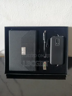 4 in 1 Set of Notepad, Pen, Power Bank Flash Drive (Wholesale Only