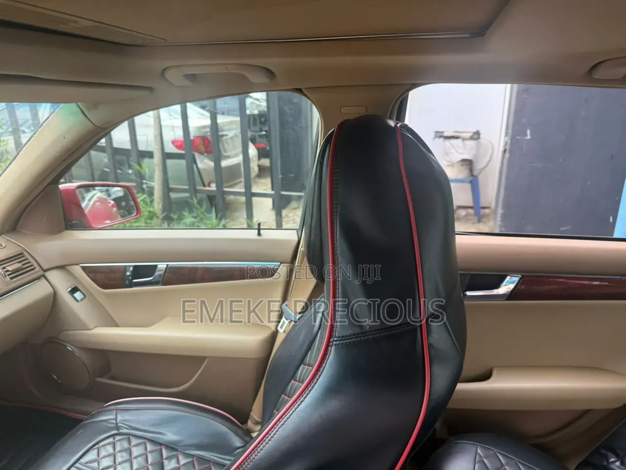 Mercedes-Benz C300 2008 Red